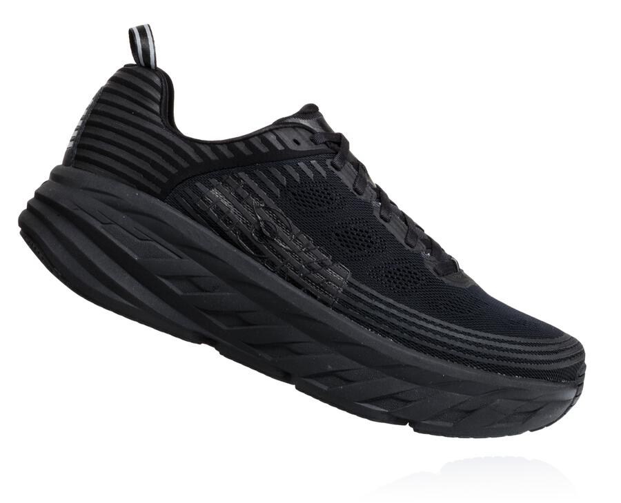 Tenis Hoka One One Hombre Negros - Bondi 6 - GYCH06978